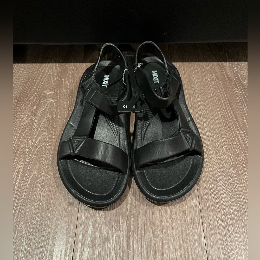 Mixit Women’s Eva Sport Strap Sandals - Black